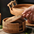 Cestino Coffee & Tea Bamboo Coasters Inovessa