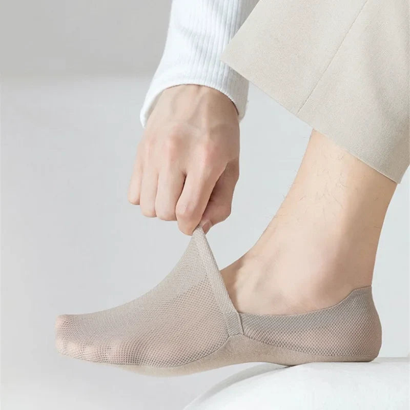 Füßlinge Herren Damen | Unsichtbare Socken mit Antirutsch-Sohle | Atmungsaktive No Show Socks für Sneaker & Loafer