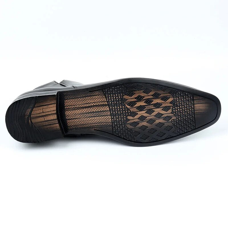 Bequeme Chelsea-Stiefel für Herren | Klassische, elegante Stiefeletten mit spitzer Zehenpartie