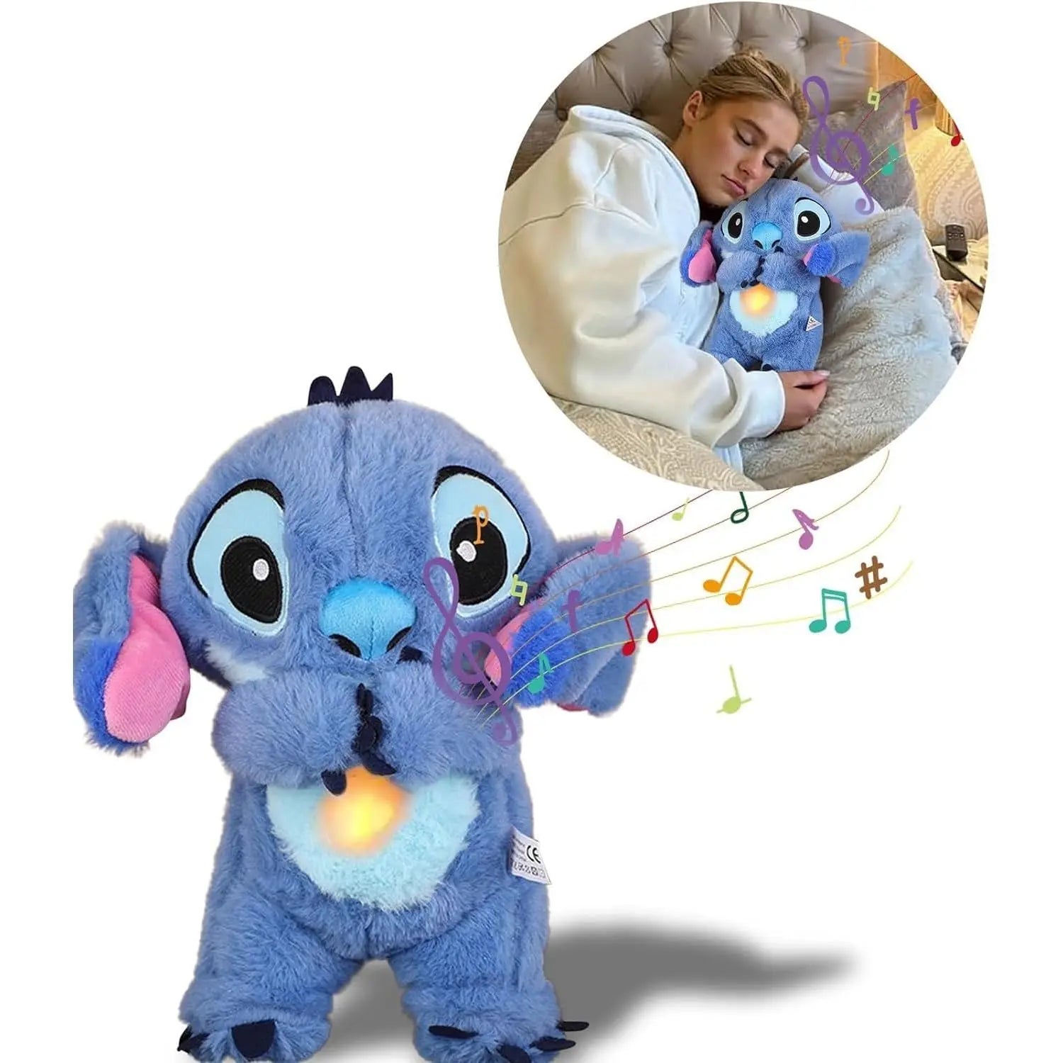 Trendiger Koala und Stitch mit beruhigendem Atem und Musik