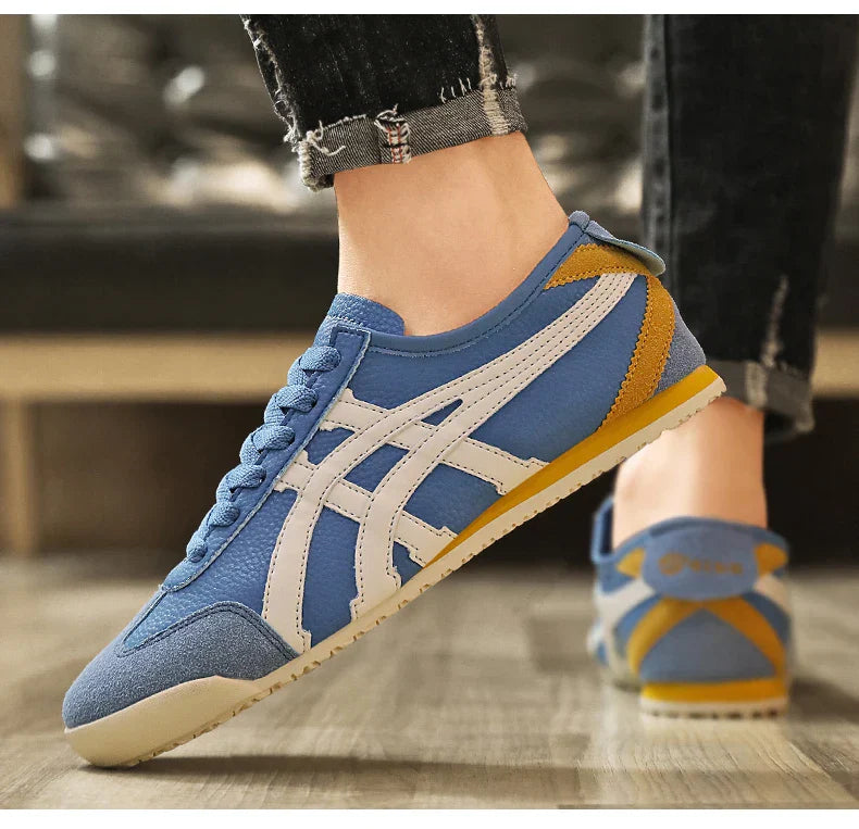 NOUVEAU RICHE Damen und Herren Geometrische Sommer-Sneakers Gummisohle