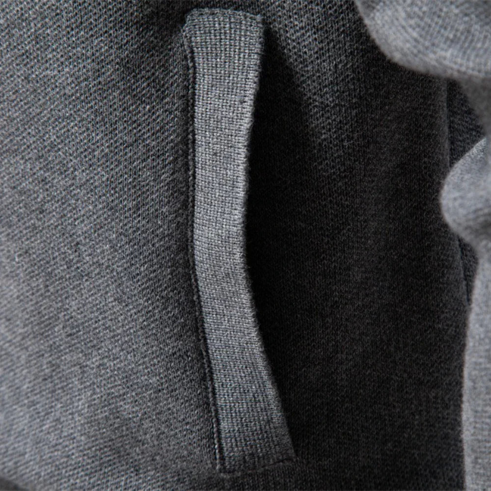 Classic men's jacket | Zipper with high collar | Casual winter look