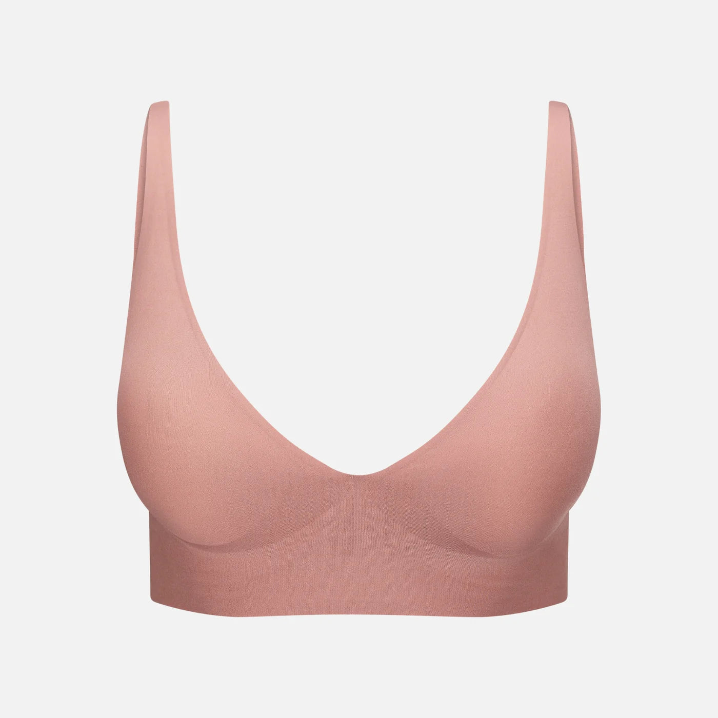Nahtloser BH ohne Bügel für Damen | Komfort Bralette mit V-Ausschnitt | Atmungsaktives Material & weicher Halt für jeden Tag