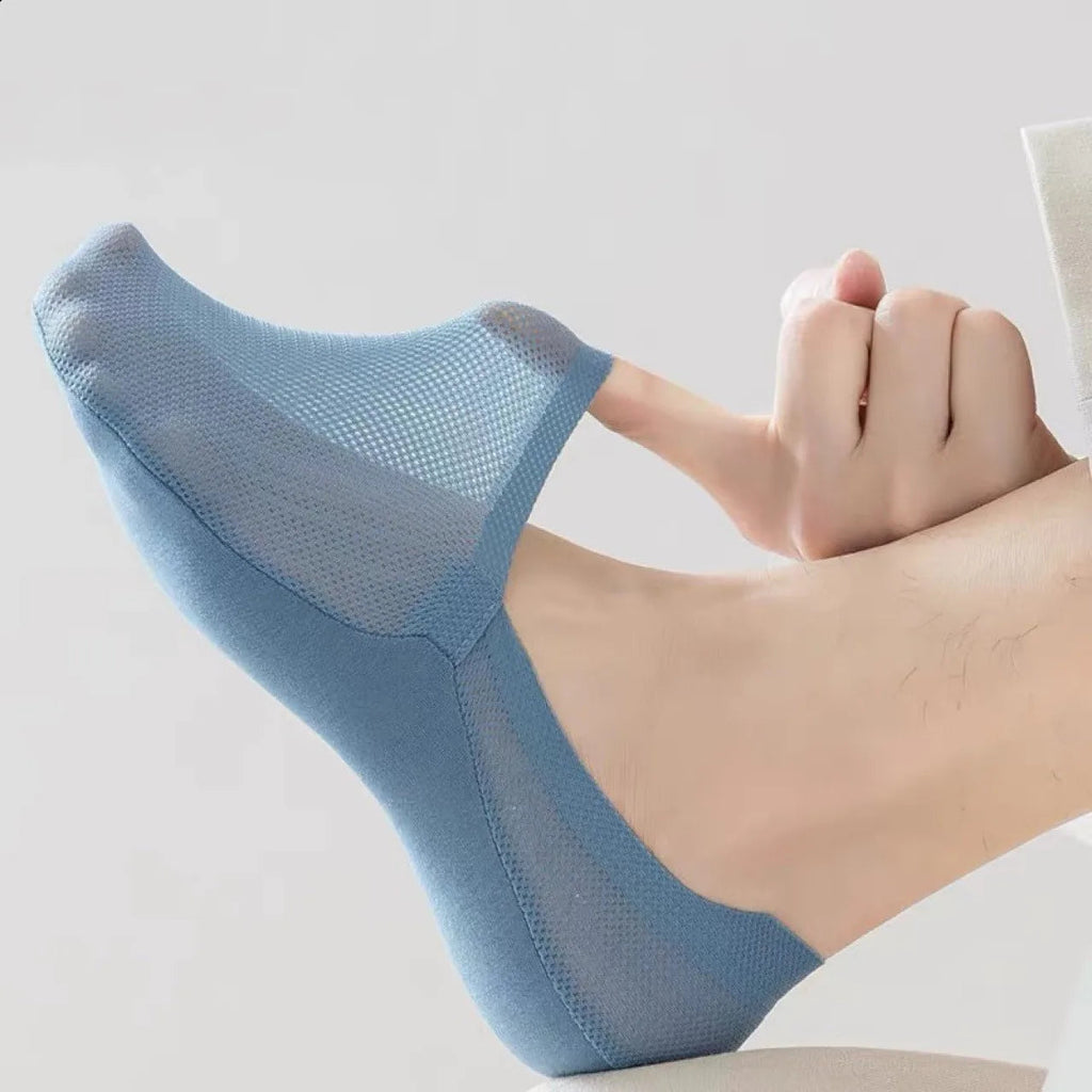 Füßlinge Herren Damen | Unsichtbare Socken mit Antirutsch-Sohle | Atmungsaktive No Show Socks für Sneaker & Loafer