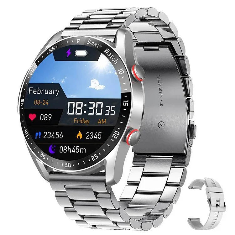 Smartwatch with Non-Invasive Blood Sugar Monitoring and Heart Rate Tracking – Waterproof Fitness Tracker with Bluetooth Call Function 5