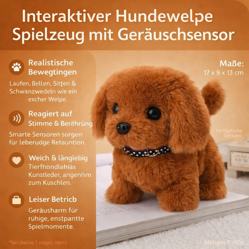 Interaktiver Roboter-Welpe mit Bewegungsfunktion