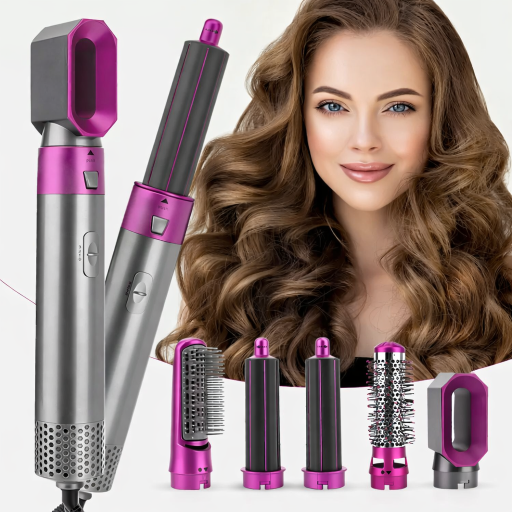 Styling Tools Hot Air Brush Set Multiple Attachments Hair Care – Vamos-mode