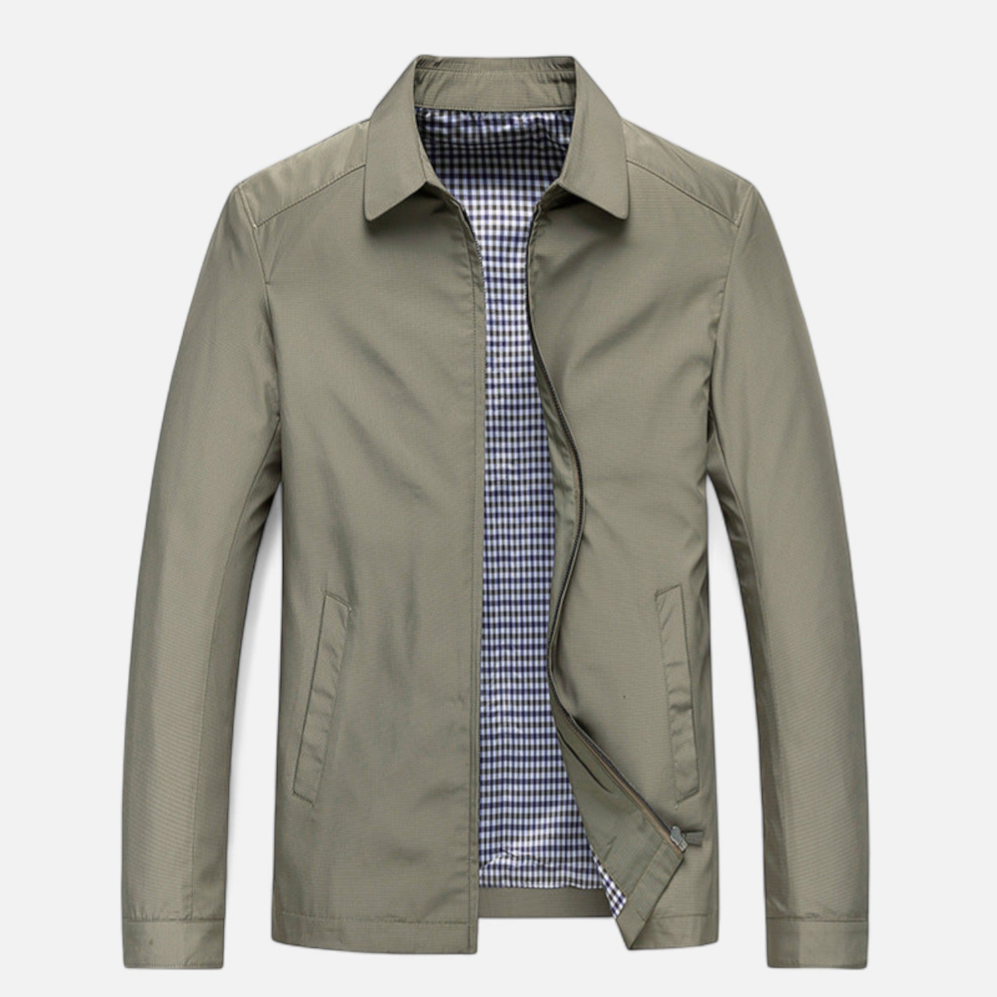 Men's business jacket with elegant cut for spring