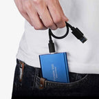 External Aluminum SSD Drive for Fast, Portable Data Storage