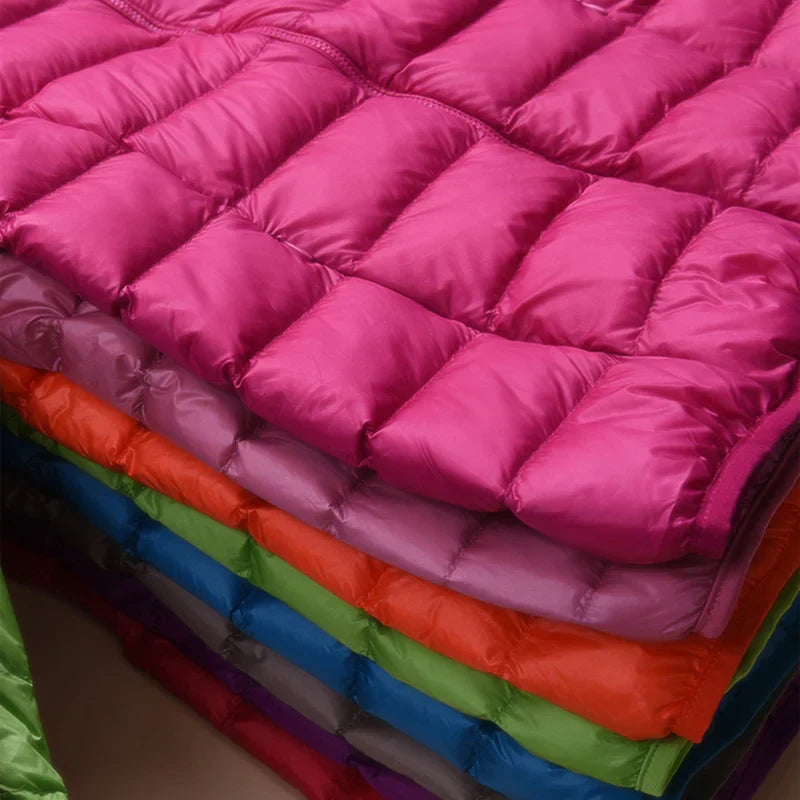 Ultra-light quilted jacket for women | Lightweight transitional jacket packable | Functional outdoor jacket for travel and everyday use