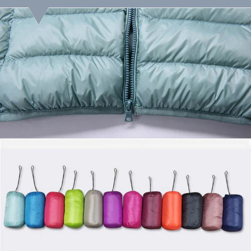 Ultra-light quilted jacket for women | Lightweight transitional jacket packable | Functional outdoor jacket for travel and everyday use