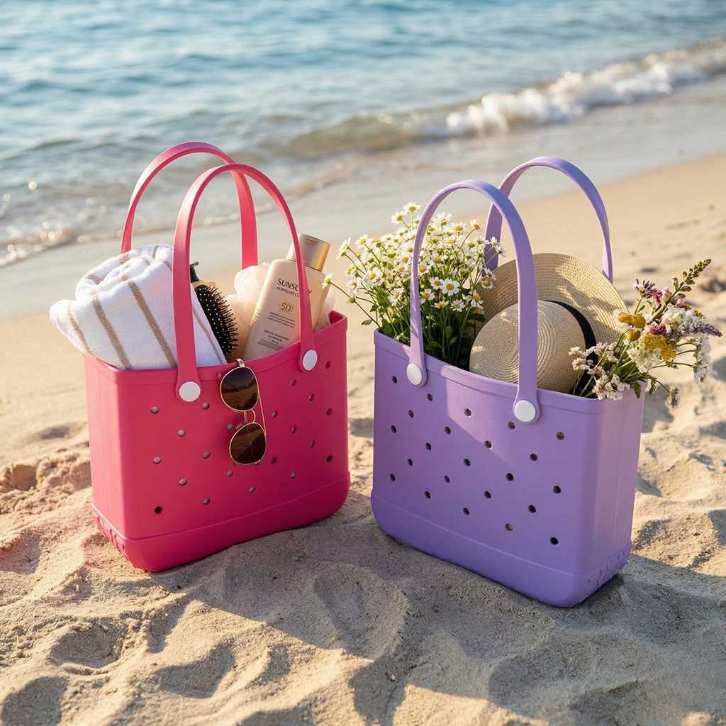 Strandtasche - Wasserdicht, belüftetes EVA mit Drainagelöchern