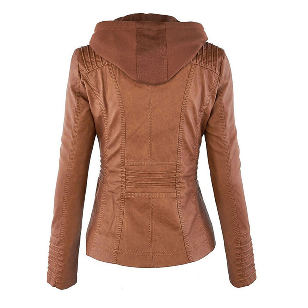 NOUVEAU RICHE Wetterfeste Damenjacke Mit Kapuze Wasserabweisend Leicht