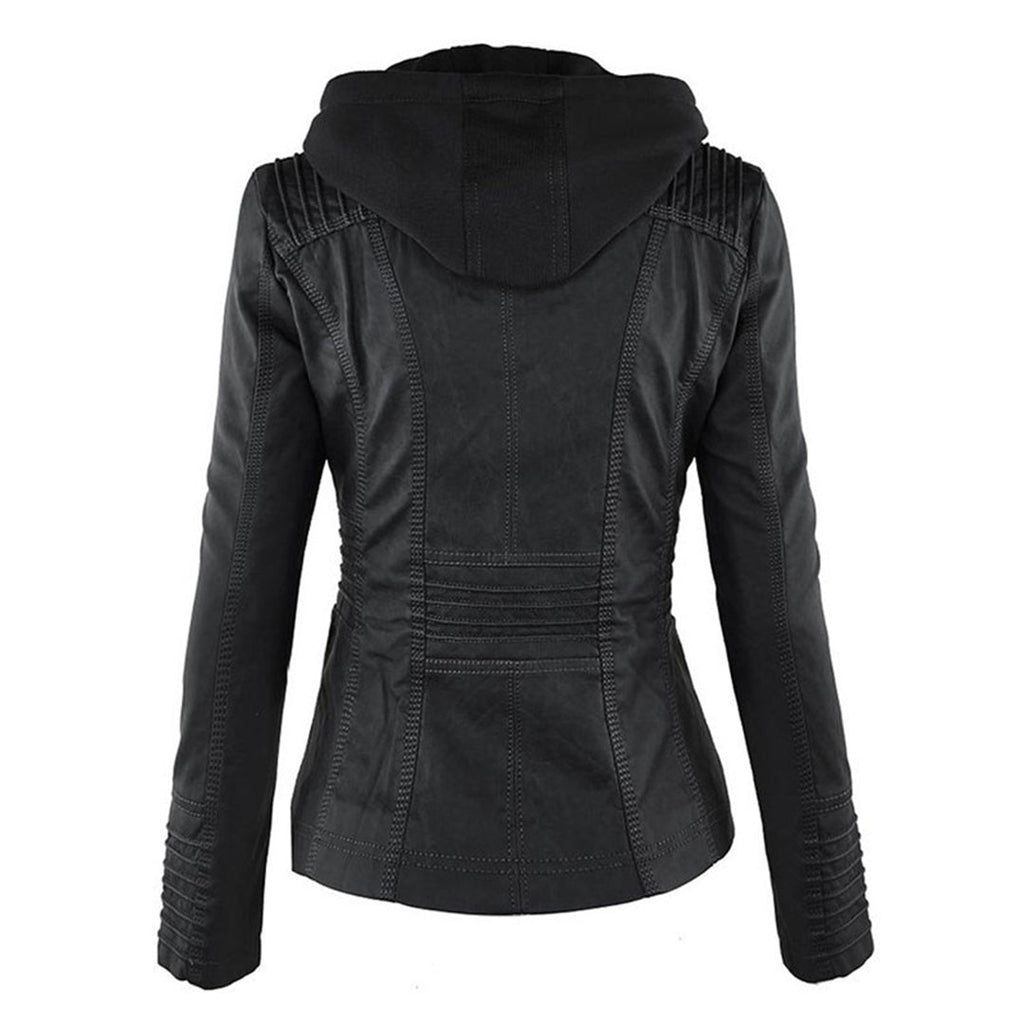 NOUVEAU RICHE Wetterfeste Damenjacke Mit Kapuze Wasserabweisend Leicht