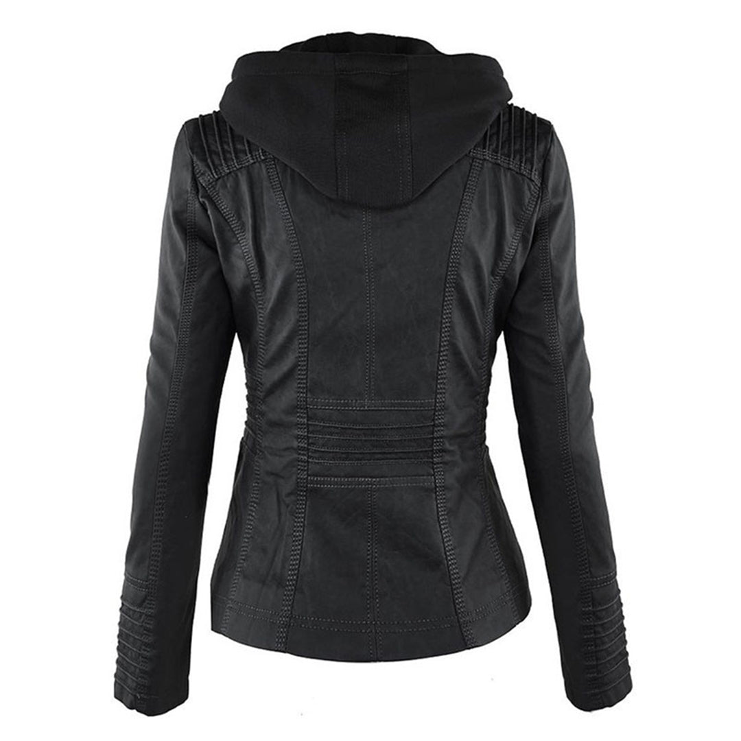 NOUVEAU RICHE Wetterfeste Damenjacke Mit Kapuze Wasserabweisend Leicht