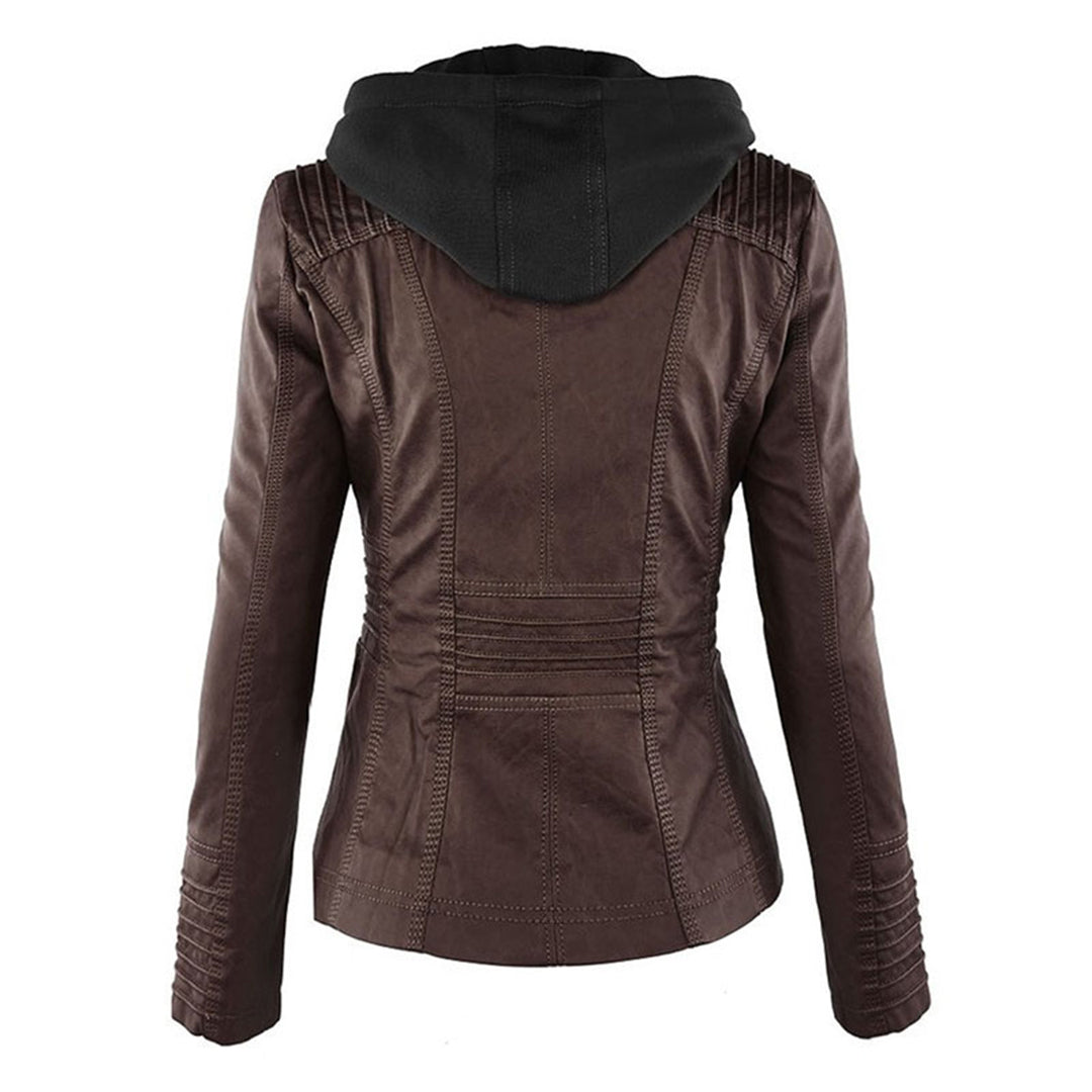 NOUVEAU RICHE Wetterfeste Damenjacke Mit Kapuze Wasserabweisend Leicht
