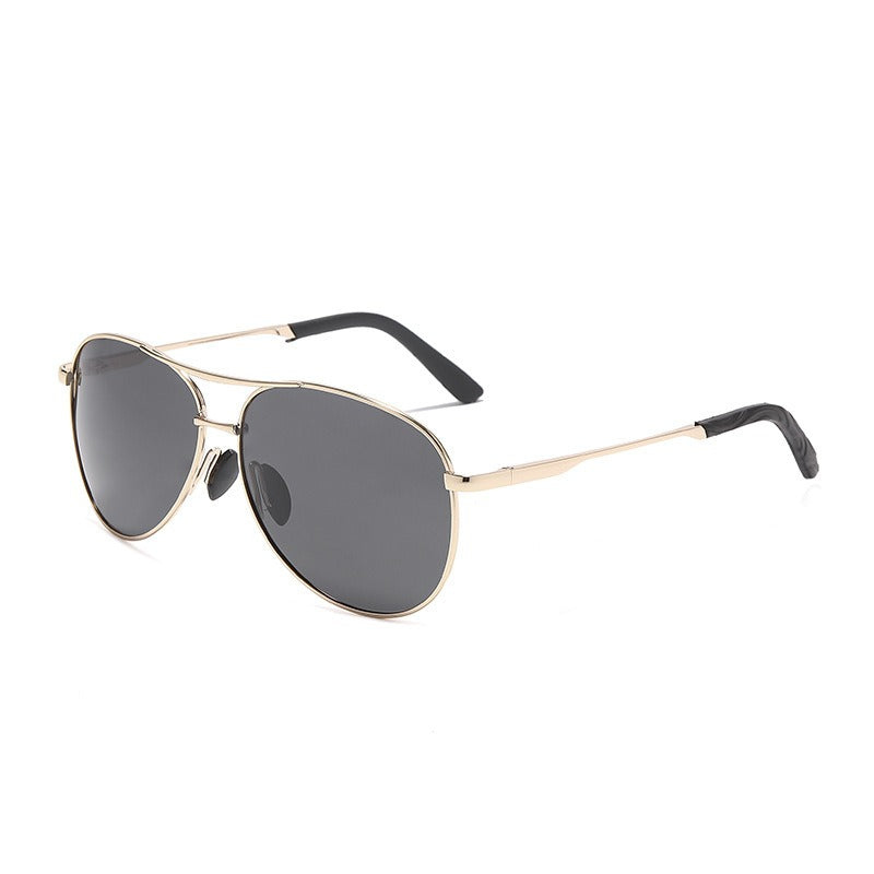 Polarized Pilot Sunglasses with UV400 Protection - Lightweight Metal Frame