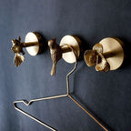 WildHang | Brass Coat Hooks For Wall - Animal Head Designs 1