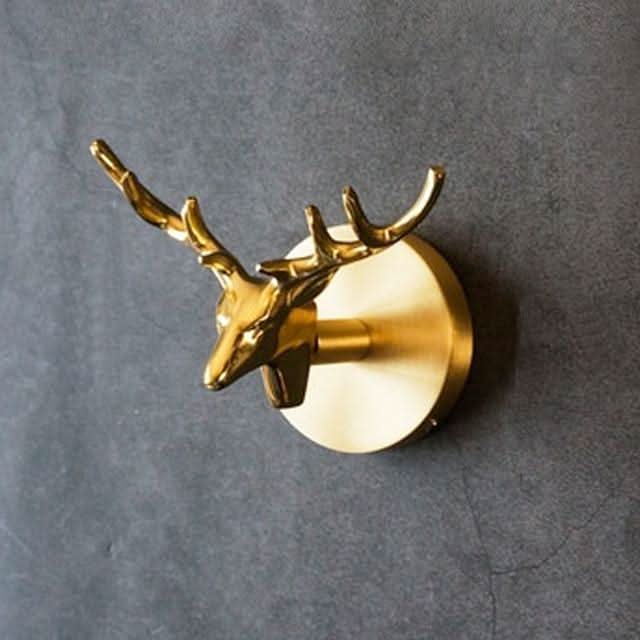 WildHang | Brass Coat Hooks For Wall - Animal Head Designs 7