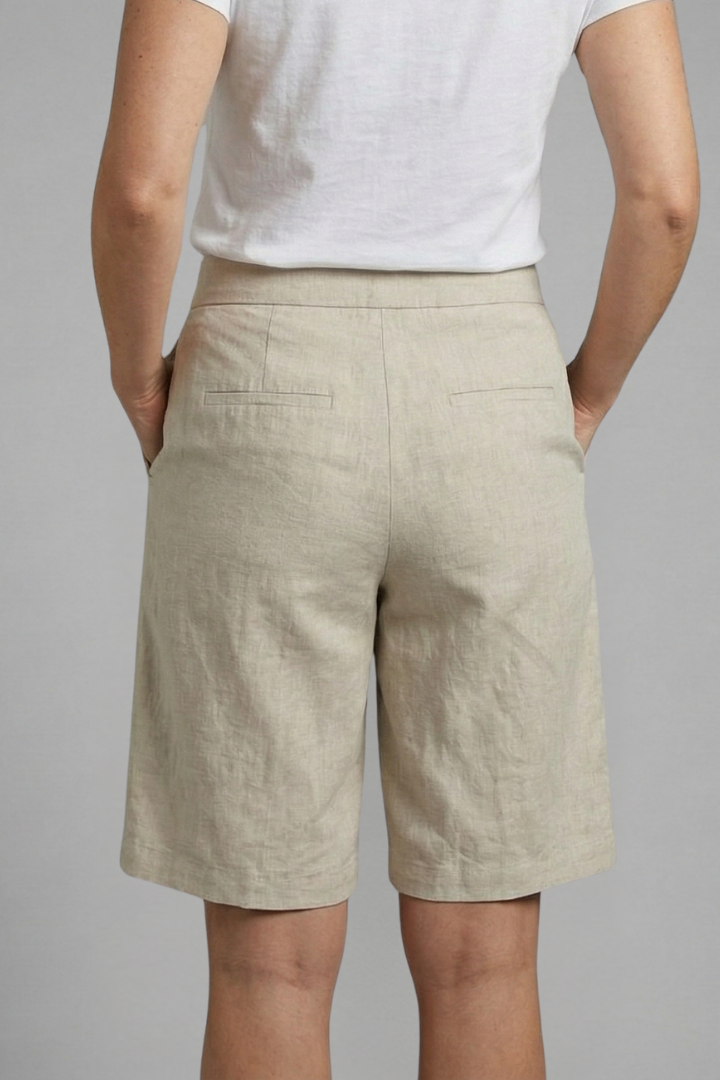 Damen-Shorts mit elastischem Bund und Seitentaschen