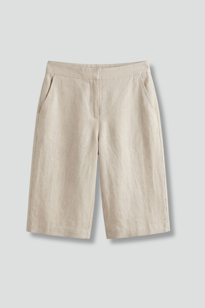 Damen-Shorts mit elastischem Bund und Seitentaschen