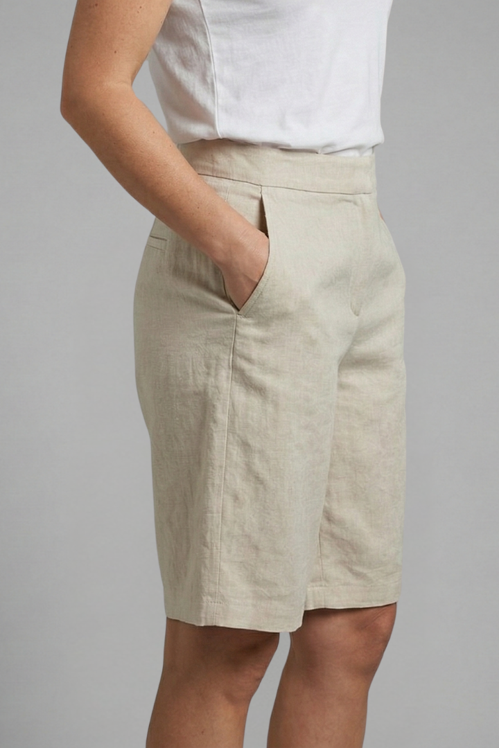 Damen-Shorts mit elastischem Bund und Seitentaschen