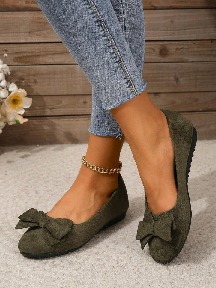 Orthopädische Ballerinas mit Schleifendetail