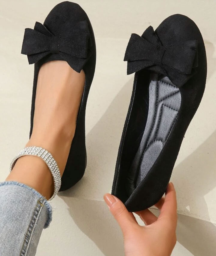 Orthopädische Ballerinas mit Schleifendetail