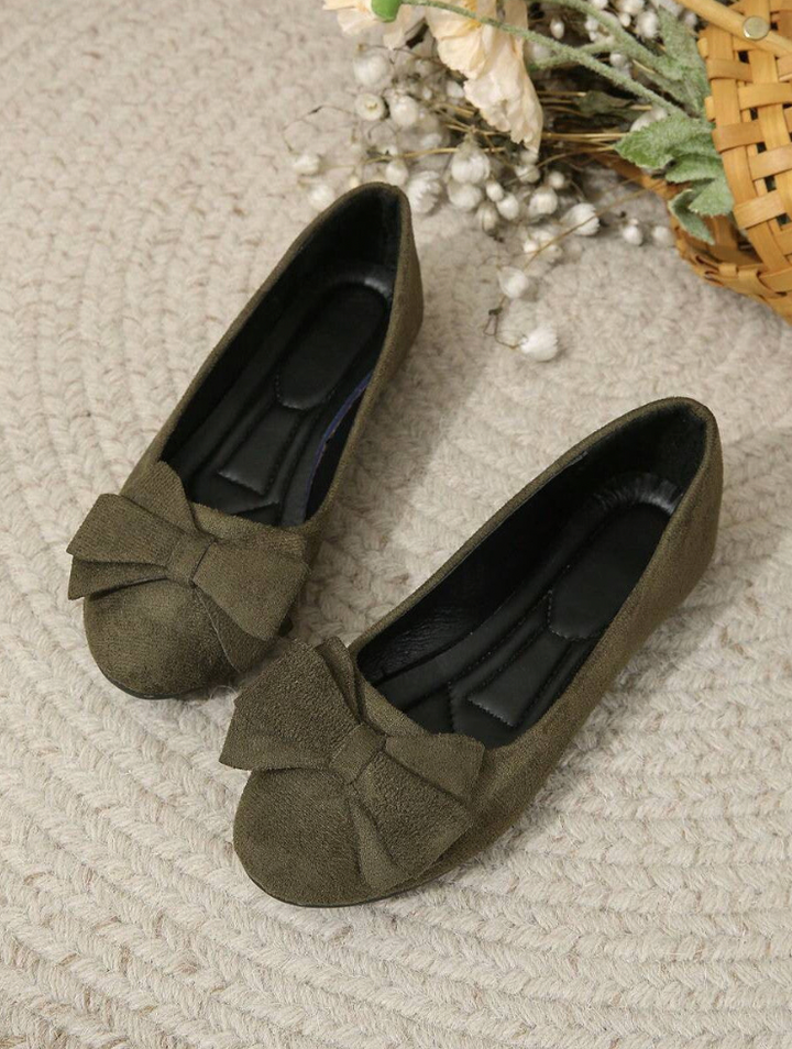 Orthopädische Ballerinas mit Schleifendetail