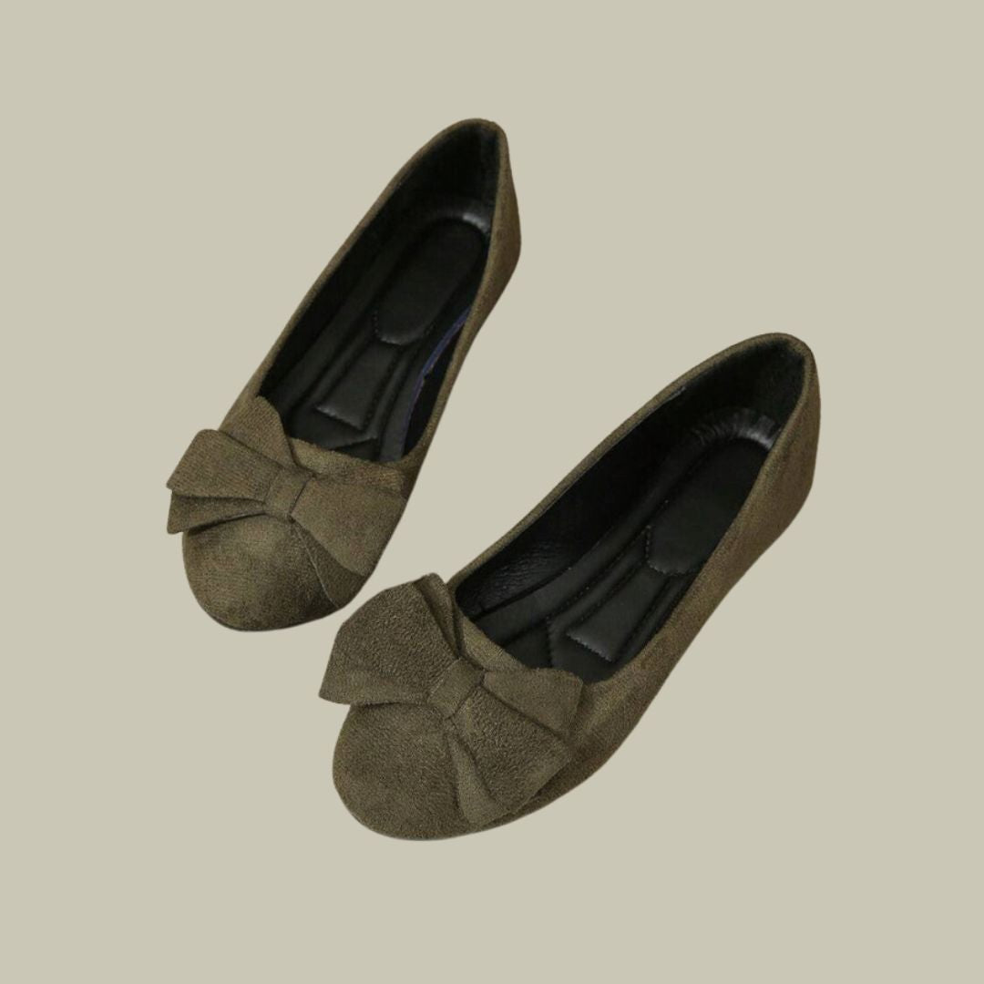 Orthopädische Ballerinas mit Schleifendetail