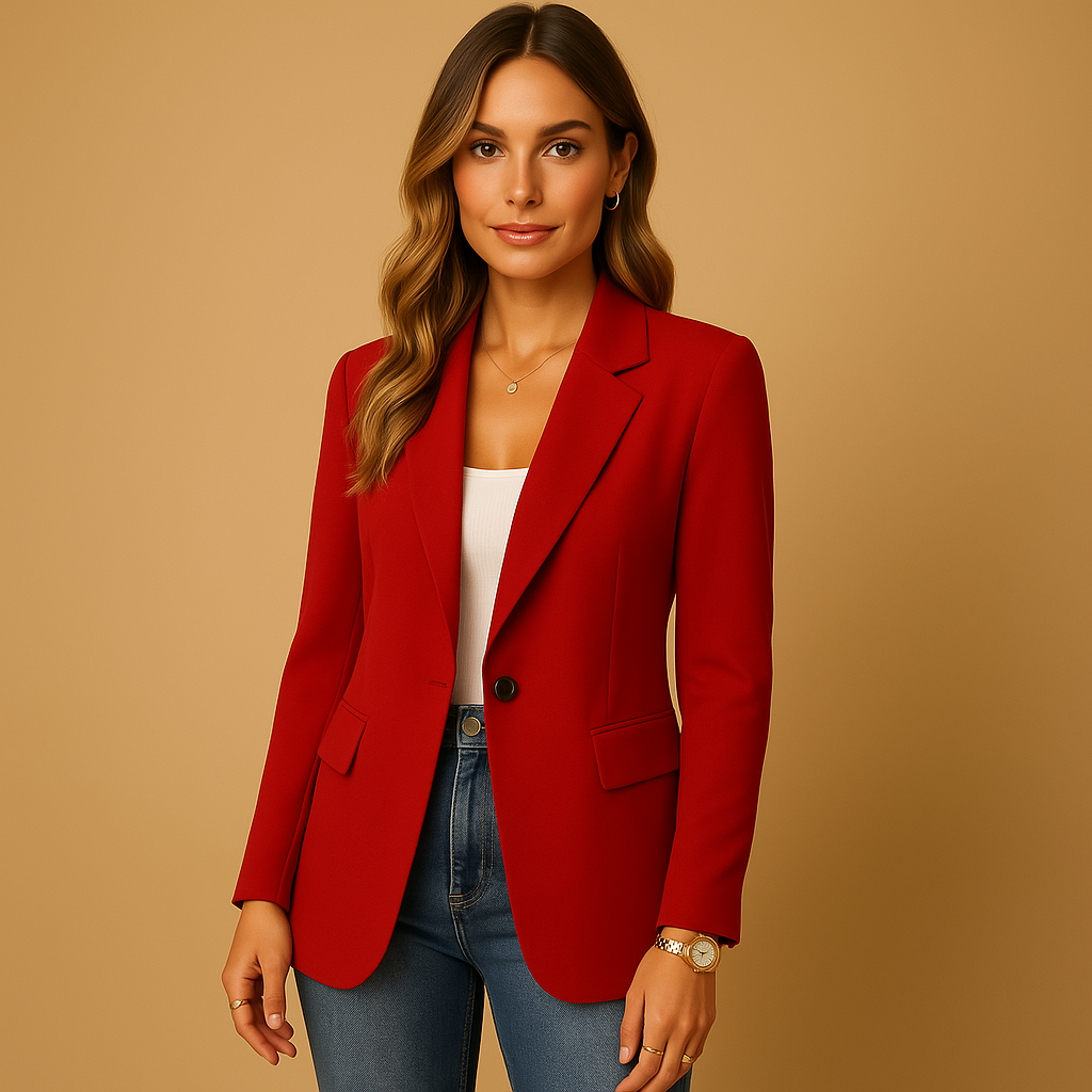 Damen Stretch-Blazer für Büro und Abendgarderobe