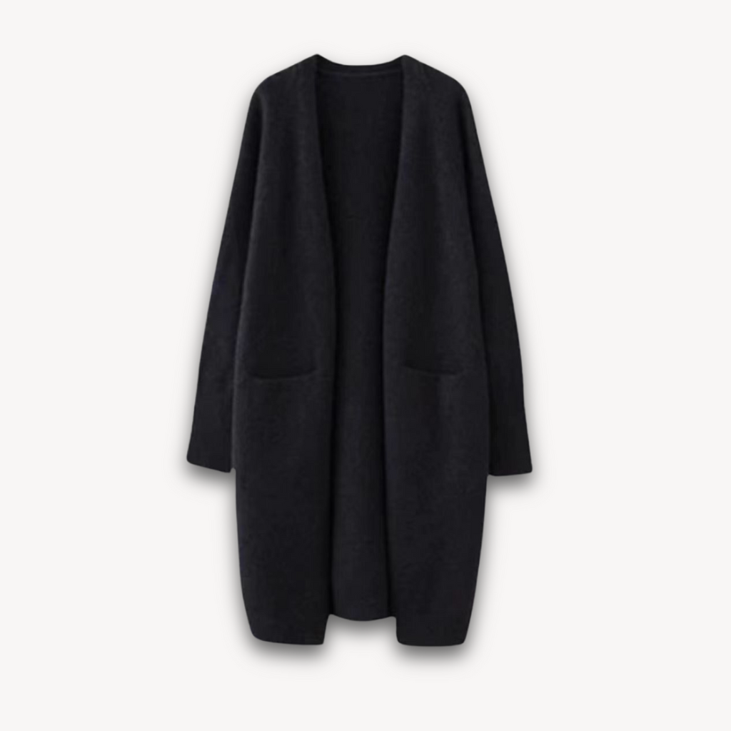 Long knit cardigan for women | Soft and minimalist