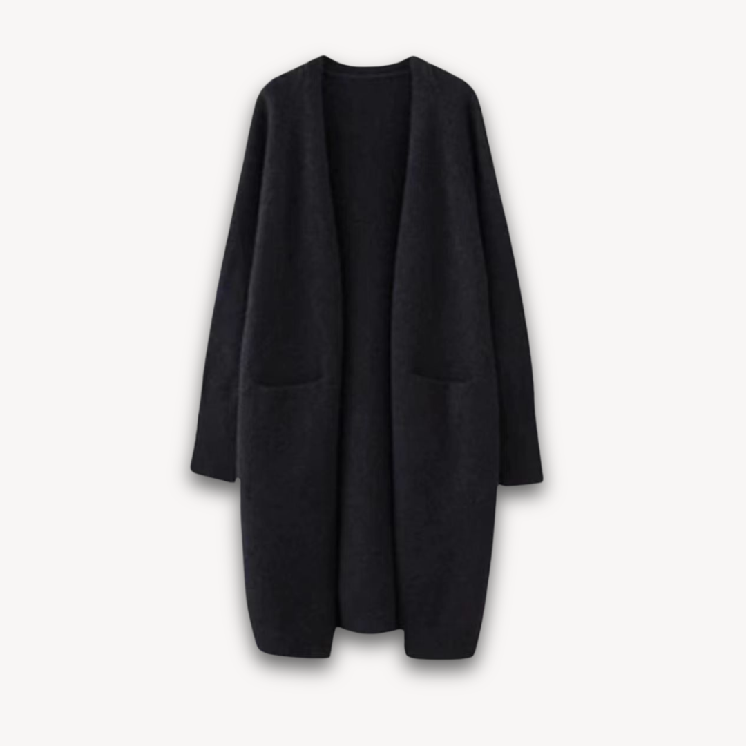 Long knit cardigan for women | Soft and minimalist