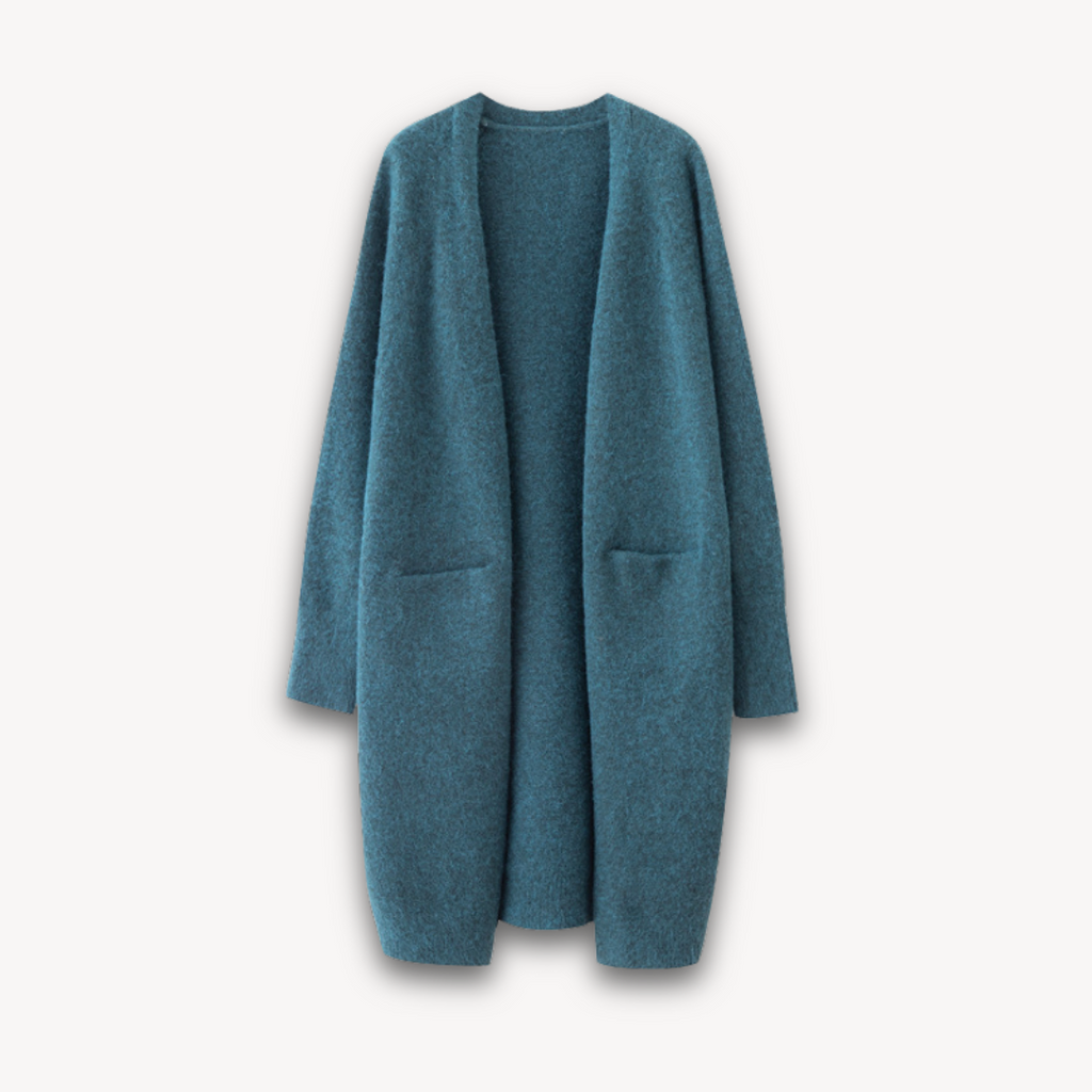 Long knit cardigan for women | Soft and minimalist