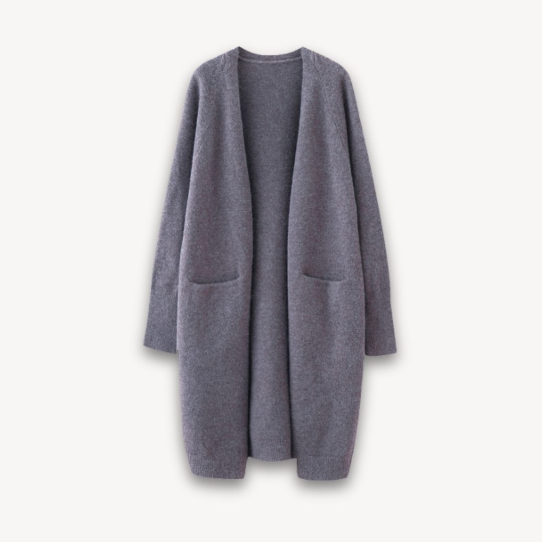 Long knit cardigan for women | Soft and minimalist