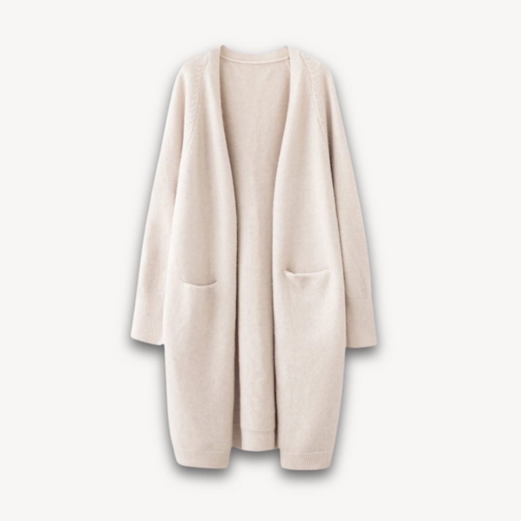 Long knit cardigan for women | Soft and minimalist