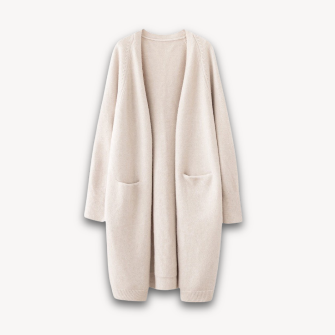 Long knit cardigan for women | Soft and minimalist