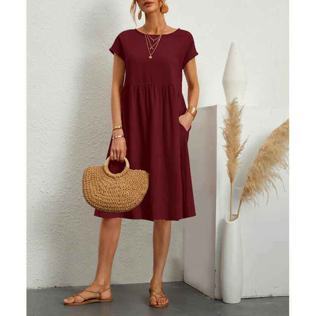 Midi summer dress for women