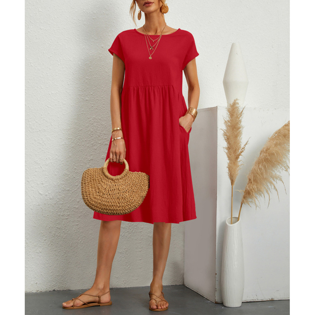 Midi summer dress for women