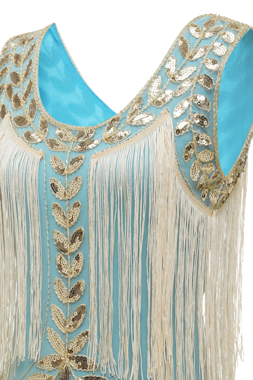 1920s Flapper Dress with Sequins & Fringe | Vintage Cocktail Dress for Wedding Guests and Gatsby Theme Parties