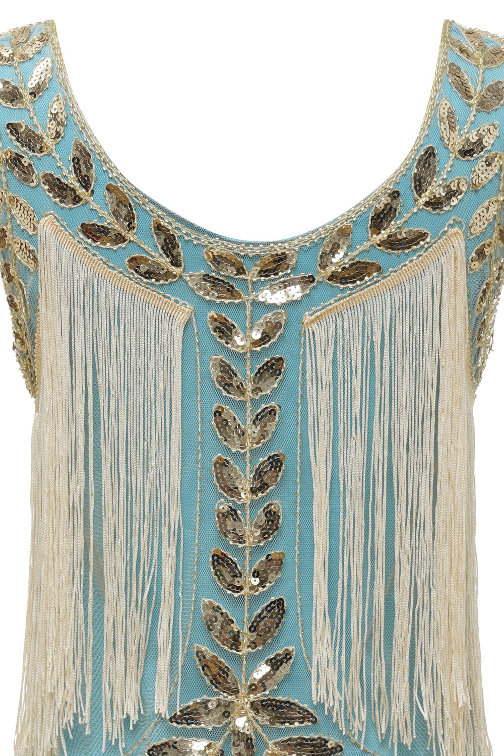 1920s Flapper Dress with Sequins & Fringe | Vintage Cocktail Dress for Wedding Guests and Gatsby Theme Parties