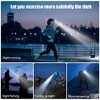 Rechargeable Waterproof LED Head Torch with Zoom Function | Active Peaks - Active Peaks