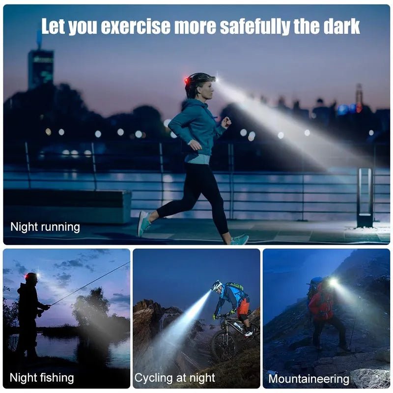 Rechargeable Waterproof LED Head Torch with Zoom Function | Active Peaks - Active Peaks