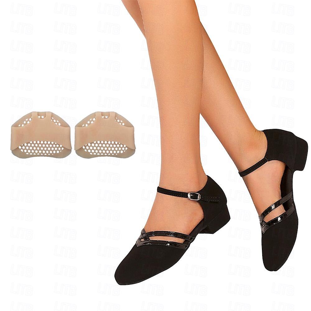 Women's Dance Shoes Modern Dance | Flexible Suede Shoes with Padded Insole and Adjustable Strap for Comfort