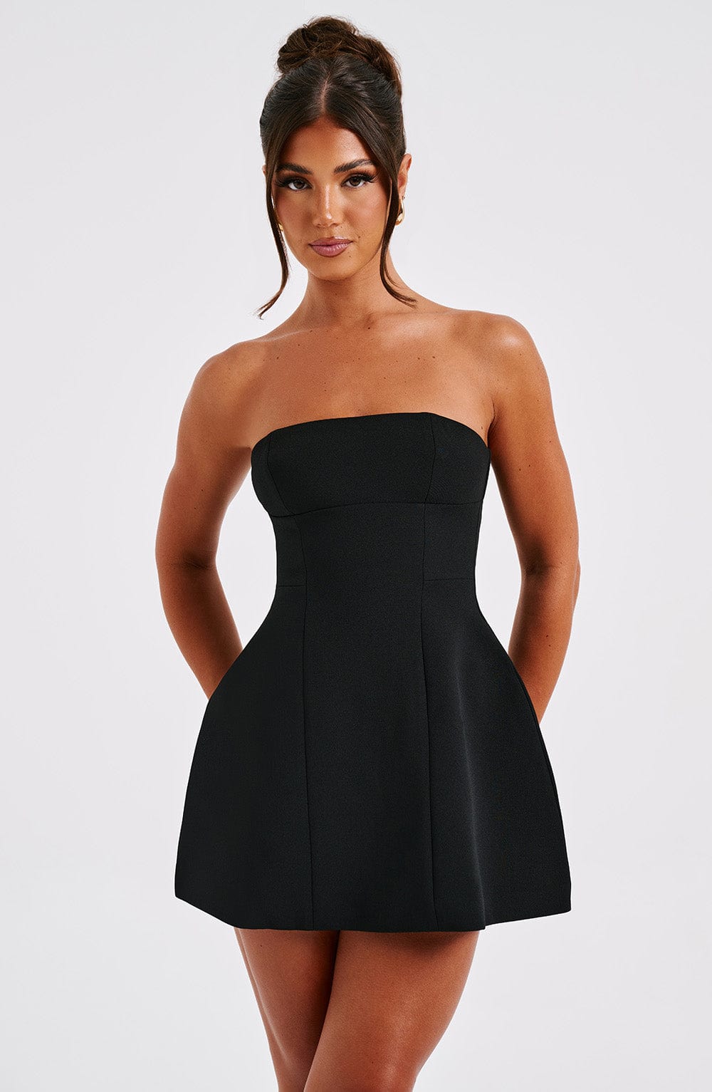 Women's Cocktail Strapless Bubble Mini Dress - product image 7