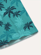 Herren Hemd mit Palmenprint – Lässiger & Atmungsaktiver Sommerstil