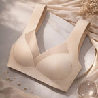 Seamless wire-free push-up bra for women with high comfort and shaping fit