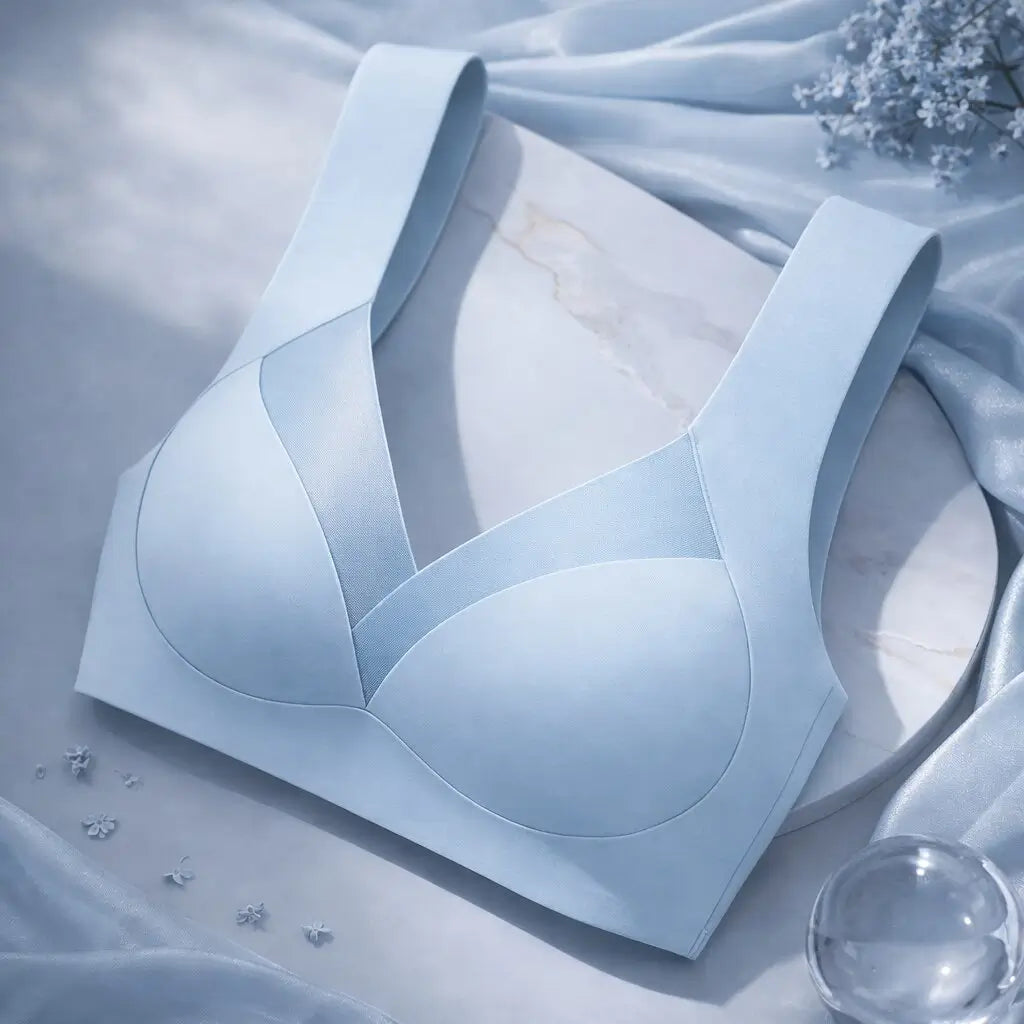 Seamless wire-free push-up bra for women with high comfort and shaping fit
