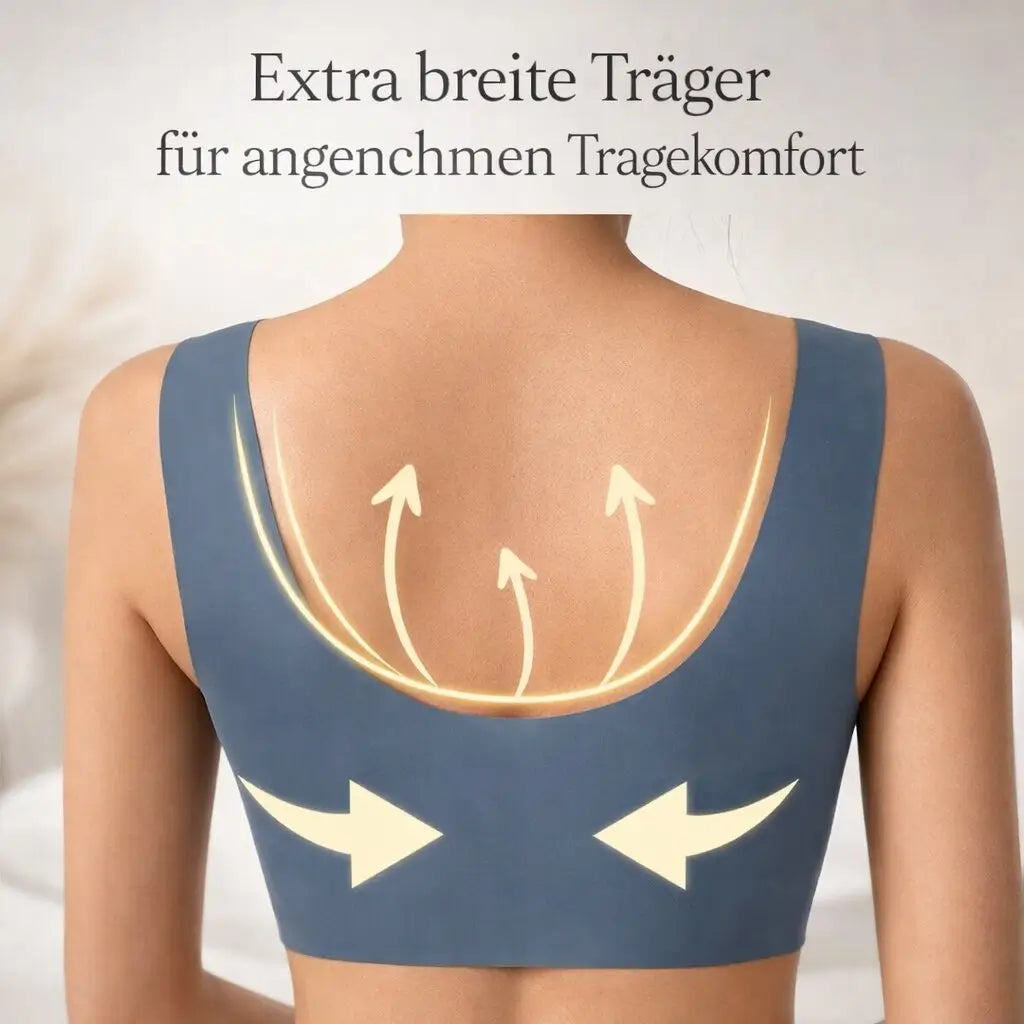 Seamless wire-free push-up bra for women with high comfort and shaping fit