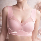Seamless wire-free push-up bra for women with high comfort and shaping fit